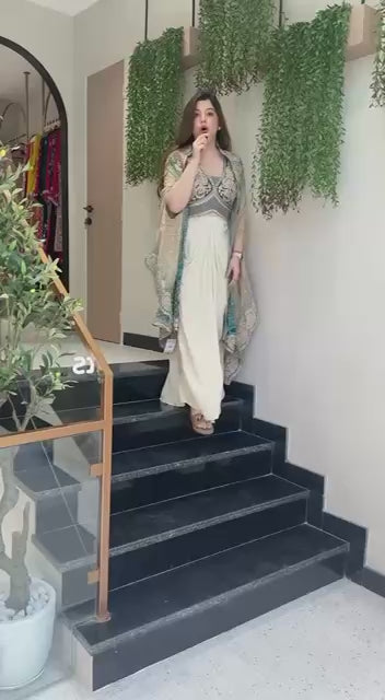 EXCLUSIVE THREE PIECE WESTERN OUTFIT FOR DESIGNER LOOK