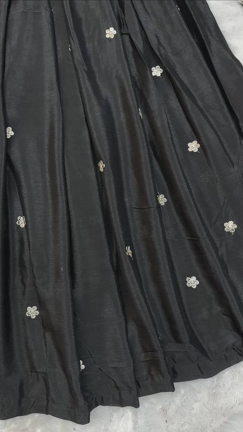 NEW DESIGNER PARTY WEAR TOP & PALAZZO SET WITH FANCY DUPATTA