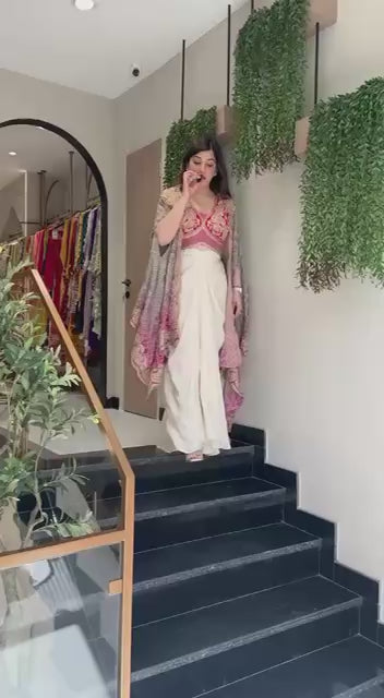 EXCLUSIVE THREE PIECE WESTERN OUTFIT FOR DESIGNER LOOK