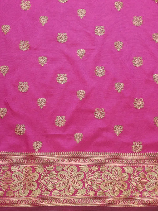 PINK Banarasi Silk Saree