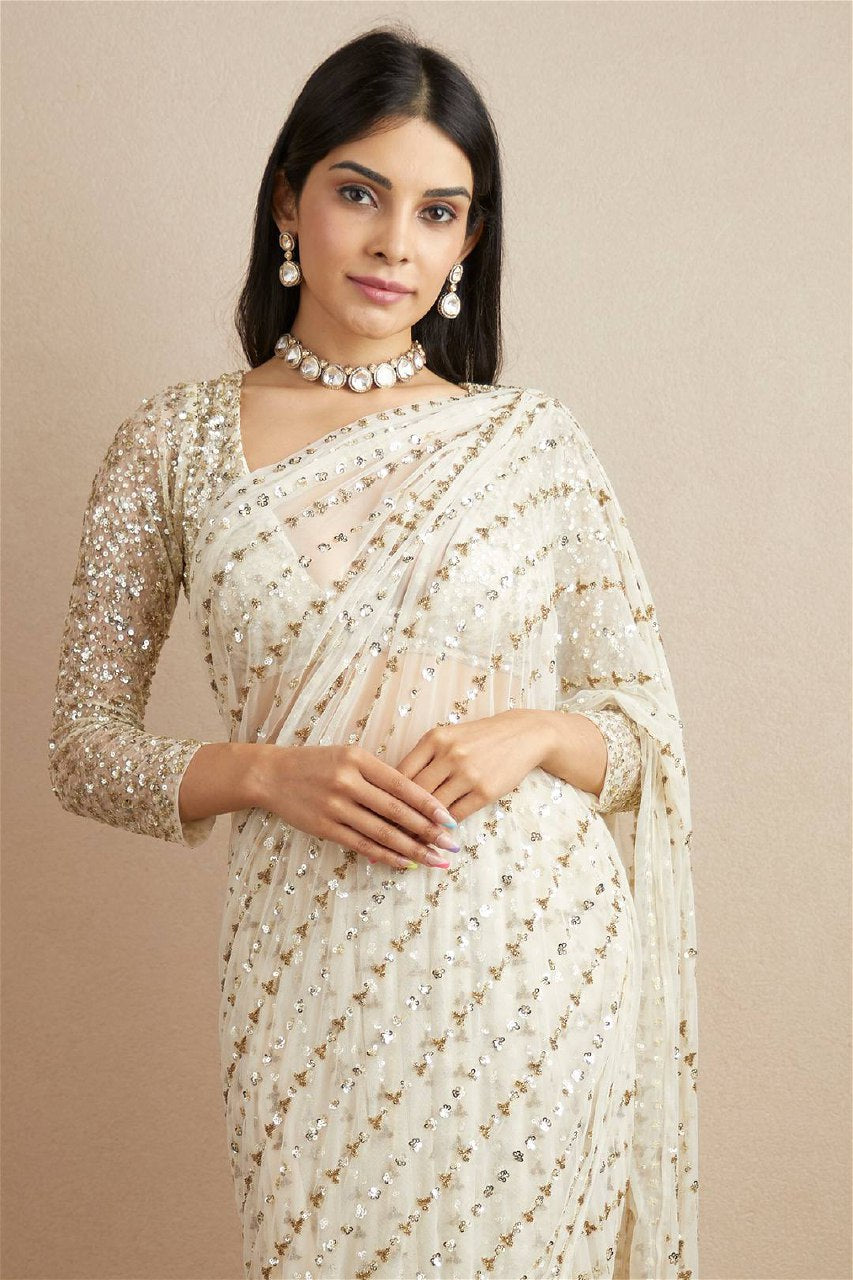 Beautiful Sequins Sarees