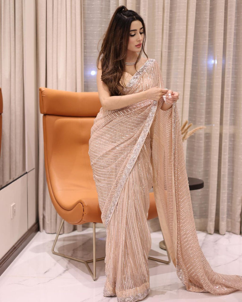 Beautiful Sequins Sarees